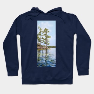 Frontenac - lake and trees landscape painting Hoodie